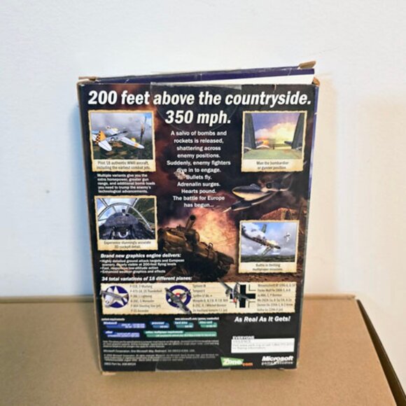 Logitech Attack 3 USB Joystick+Combat Flight Simulator 3 PC Game COMPLETE Tested - Picture 6 of 10